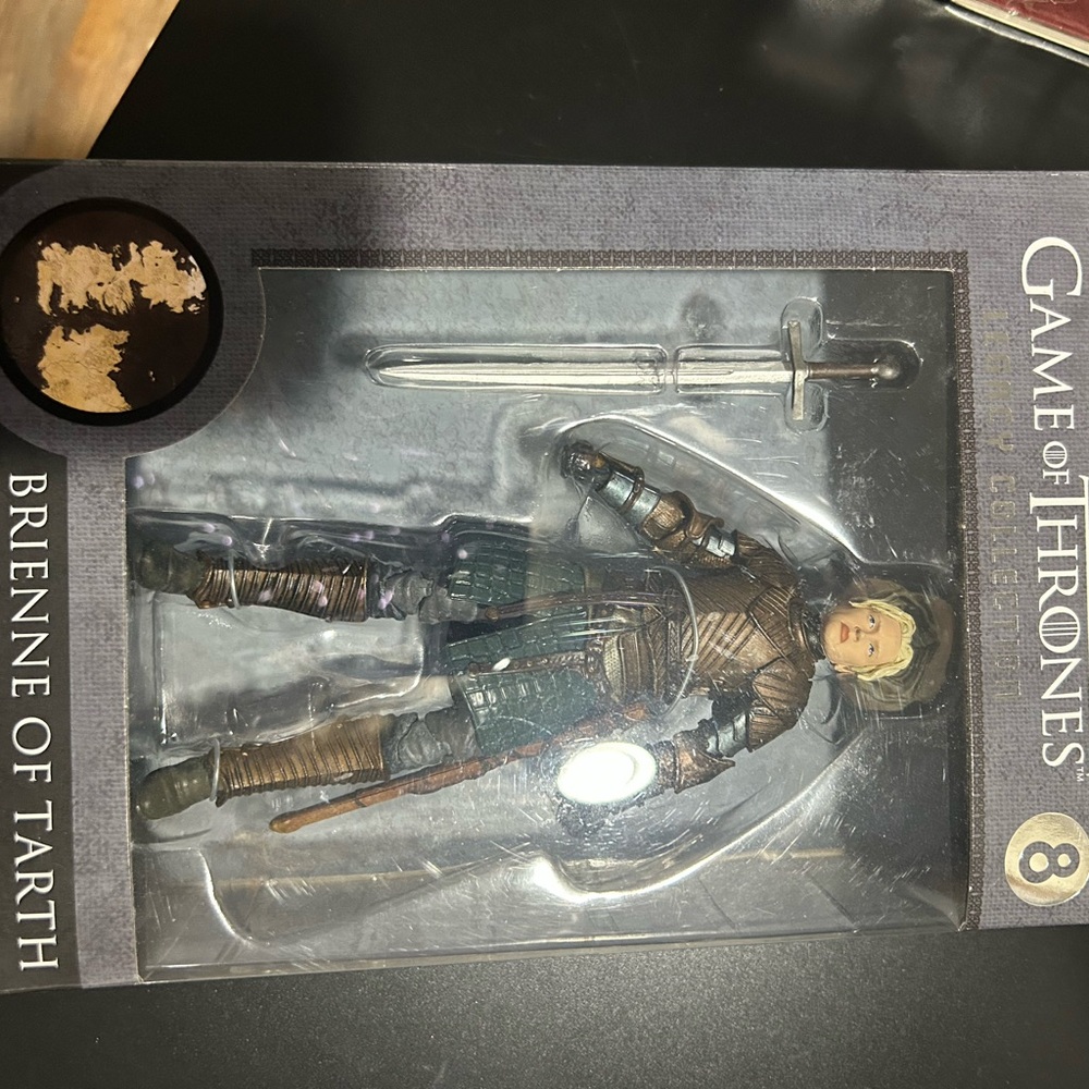 Funko Brienne of Tarth Figure with Silver and Brown Armor